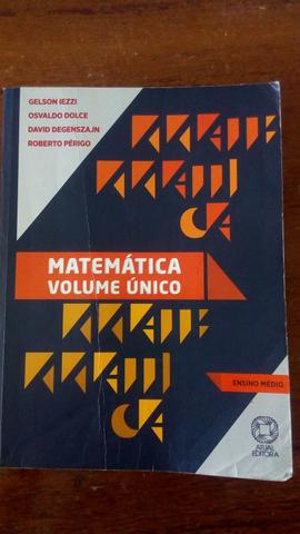 Livro Matemática Volume Único - Atual EDITORA