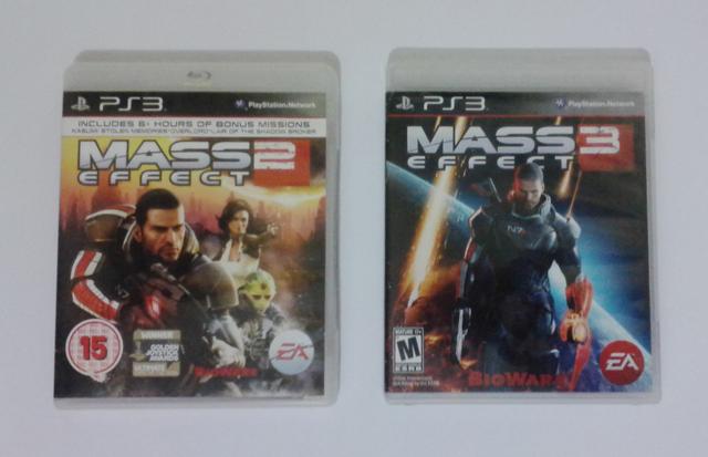Mass Effect 2 e Mass Effect 3 Ps3