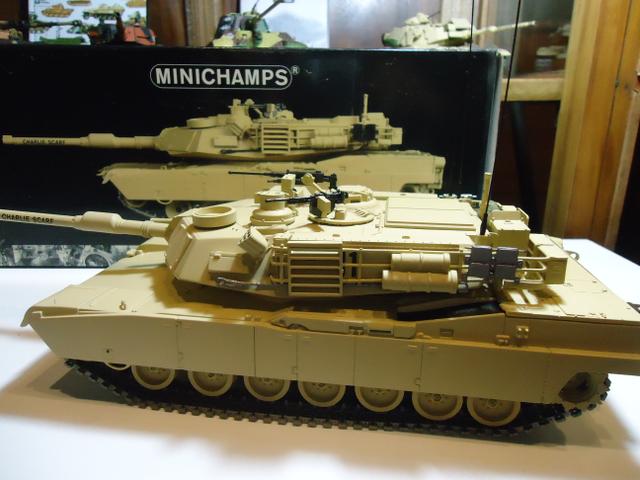 Miniatura Tanque Guerra Minichamps Abrams M1A2 SEP Iraq 