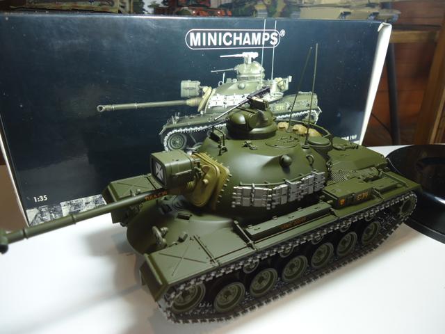 Miniatura Tanque Guerra Minichamps M 48 A3 Vietnam 