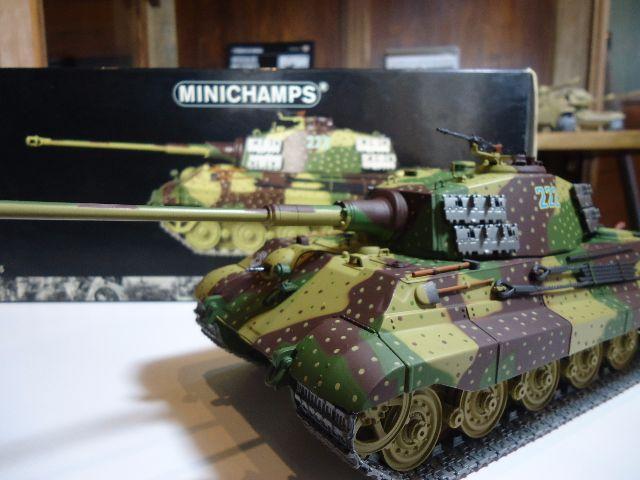 Miniatura Tanque Guerra Minichamps Tiger II