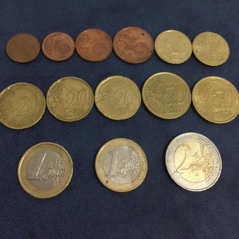 Moedas - coleção de euro  (João Pessoa)