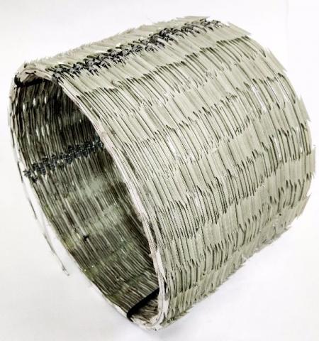 Rolo de Cerca Concertina - Branco/Verde