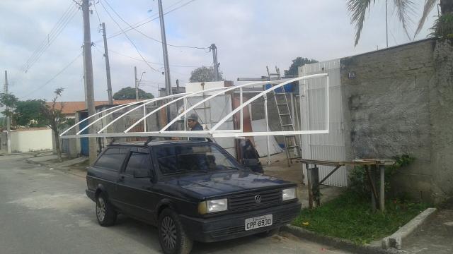 Toldo e cobertura em policarbonato