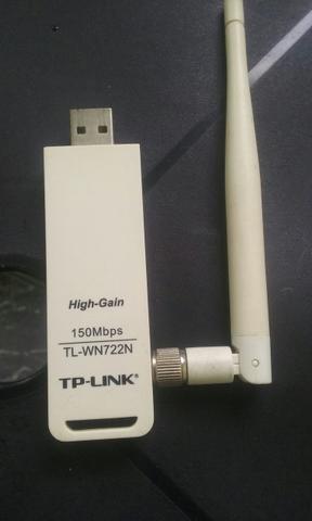 Adaptador receptor wireless Wi-Fi USB 150mbps.