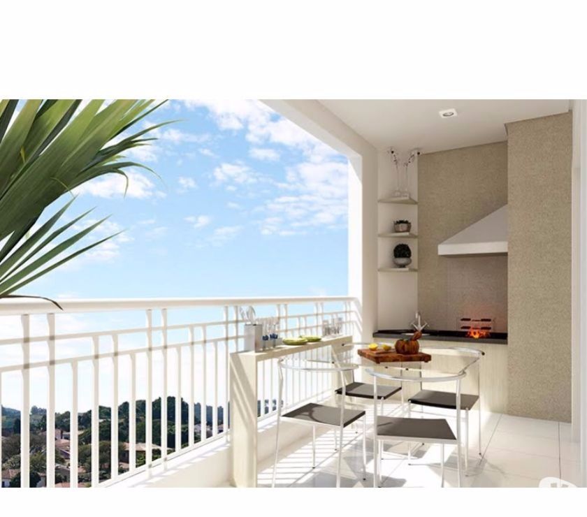 Apto Novo - 3dorms c suite - varanda c churrasqueira - Mauá