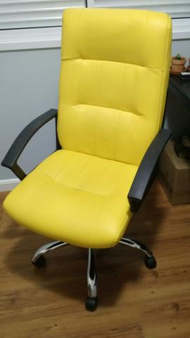 Cadeira Escritório Amarela