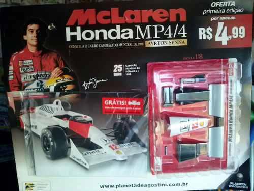 Coleção Ayrton Senna Mclaren Planeta DeAgostini Mp4/4