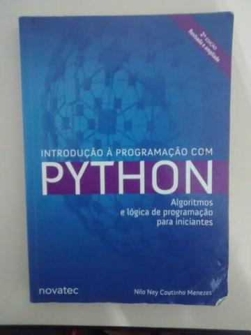 Livro usado python - introdução a programação