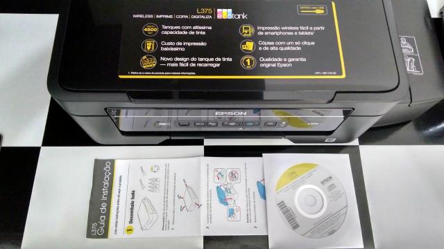 Multifuncional epson L375, garantia e nota fiscal
