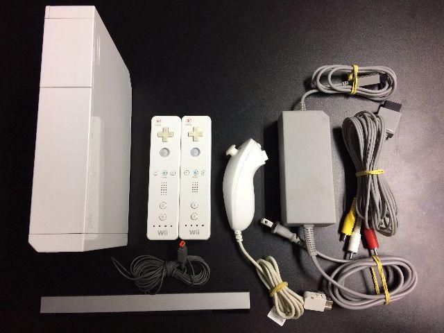 Nintendo Wii + 2 Wii Remote + Nunchk + Barra De Sensor