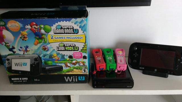 Nintendo Wii U| 3 controles| edição especial Mario Wii U