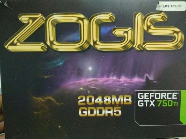 Placa de vídeo Zogis Gtx 750 Ti 2Gb Gddr5