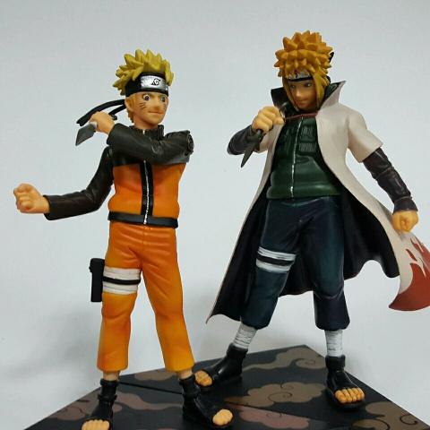 Anime Naruto - Boneco Naruto e Minato
