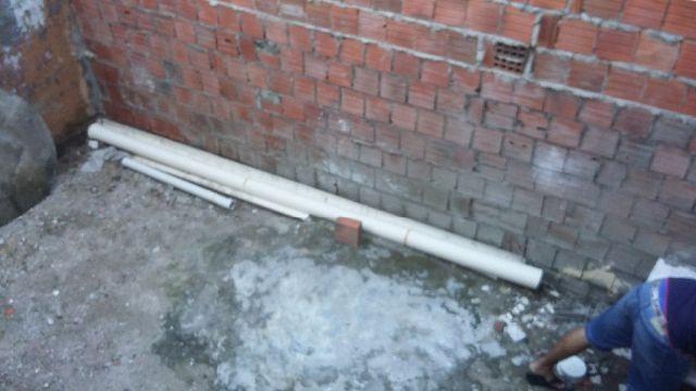 Calha de cano pvc