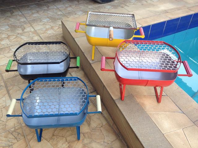 Churrasqueira meio bafinho