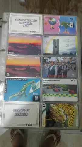 Coleção de cartões telefonicos