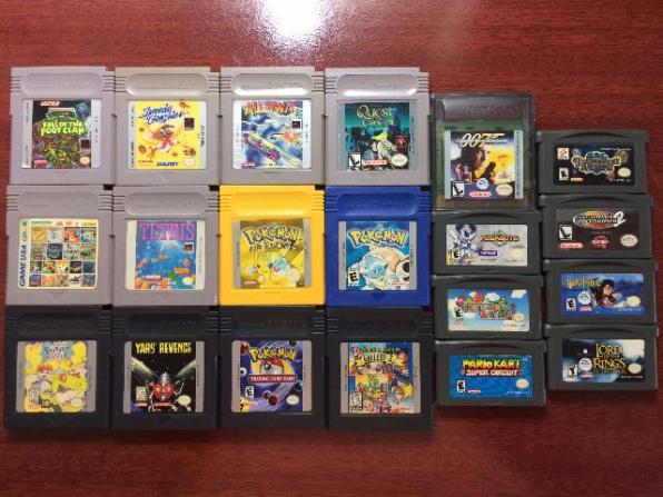 Jogos Game Boy Advance e Game Boy Color