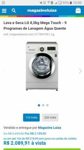 Maquina de Lavar LG