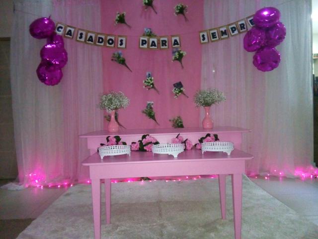 Mesa rosa decoração venda