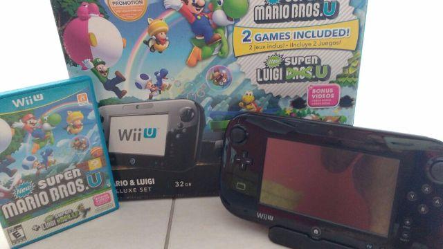 Nintendo Wii U| 2 controles| edição especial Mario Wii U