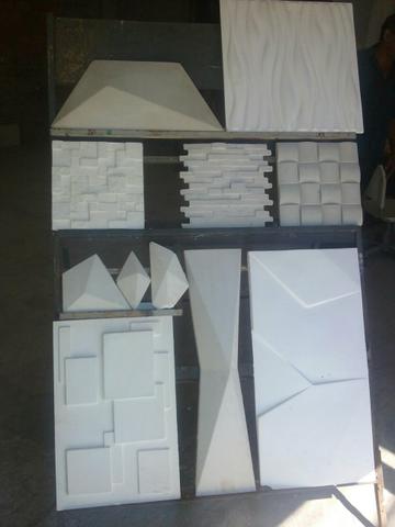 Placas em gesso 3d