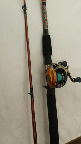 Vara de pescar carretilha