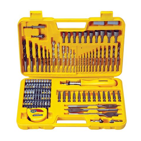 Jogo de Brocas e Ponteiras com 110 Peças