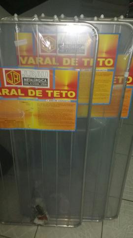 Kit com 3 varal de teto de alumínio novo na embalagem