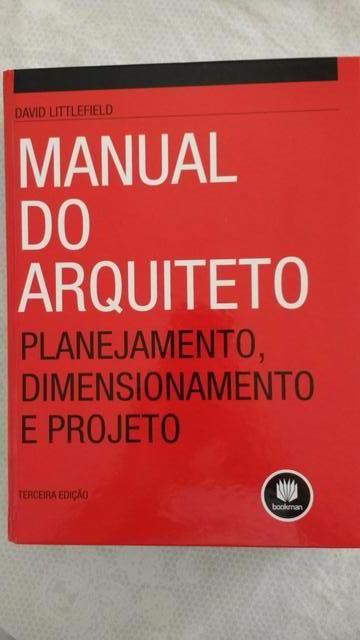 Livro manual do arquiteto