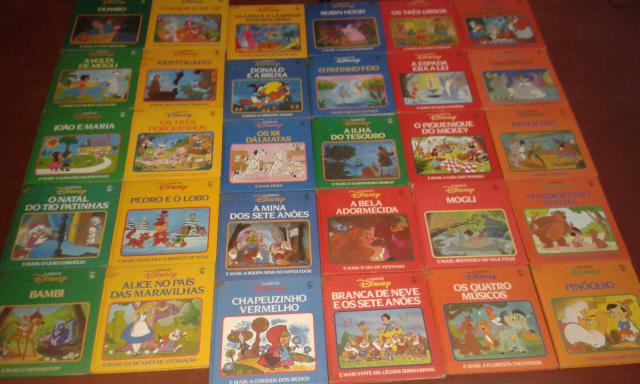 Livros contos infantis clássicos da Disney