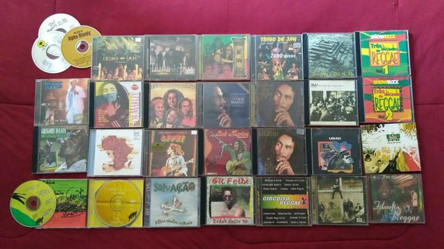 Lote de CDs no estado - Reggae, Rap e Rock