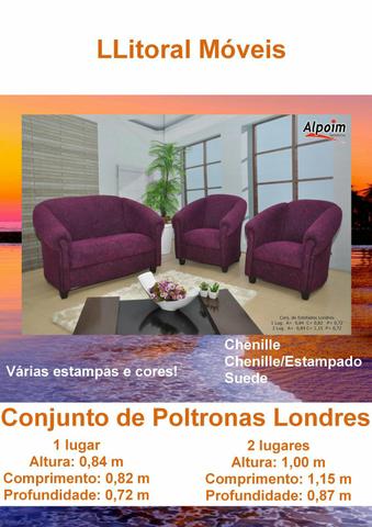 POLTRONAS LONDRES SÓ R$910 no dinheiro!!!