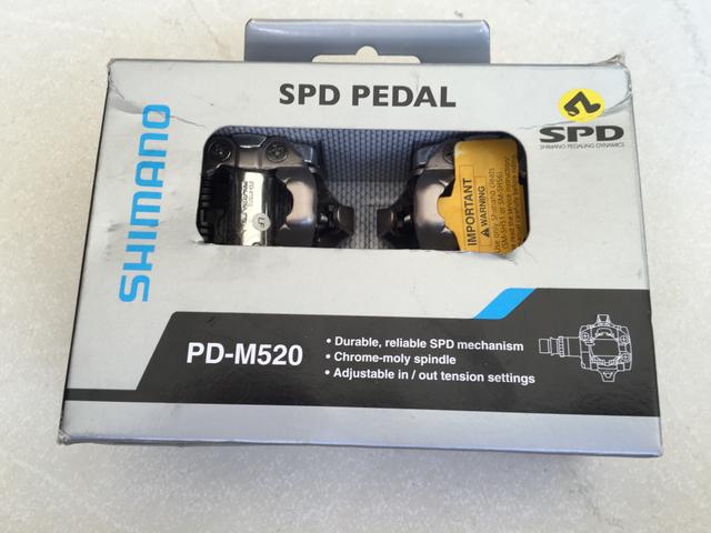 Pedal clipe Shimano PD-M520 novo
