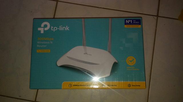 Roteador TP-Link novo de duas antena