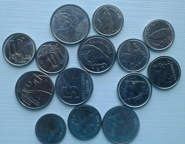 1 kg de moedas de aço inox