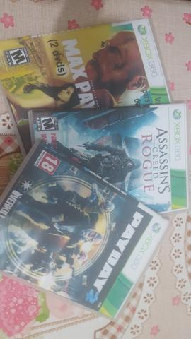 3 jogos x box 360 (x box destravados)