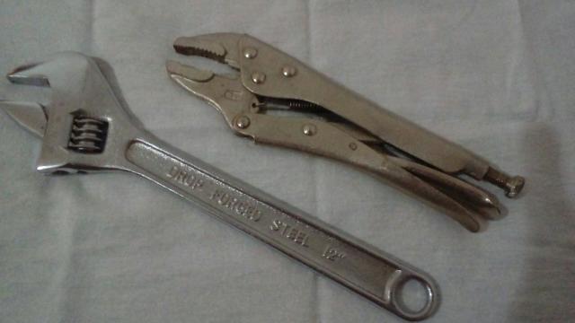 Alicate Pressao e Chave Grifo 12"