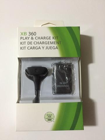 Bateria e carregador para Xbox 360