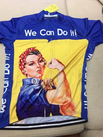 Camisa de Ciclismo Feminina - We Can Do It!
