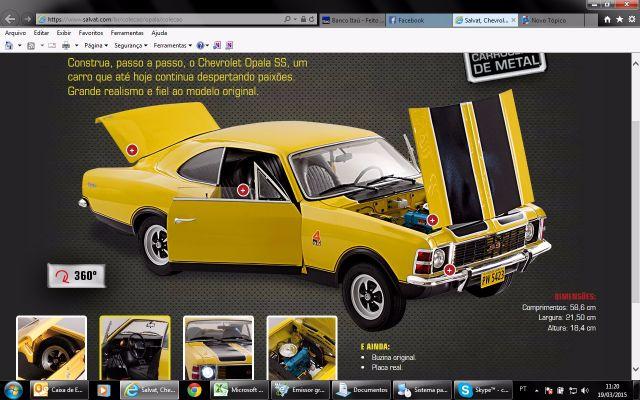 Coleção Chevrolet Opala Ss 1/8