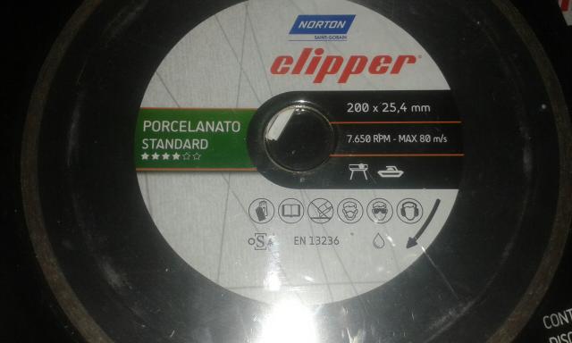 Disco clipper porcelanato