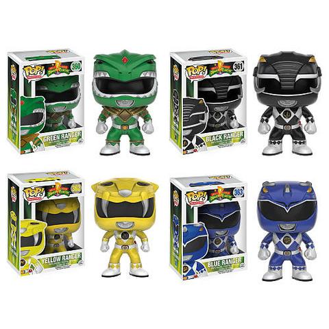 Funko Pop 4 Power Rangers