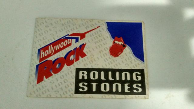 Ingresso Rolling Stones Hollywood rock anos 90