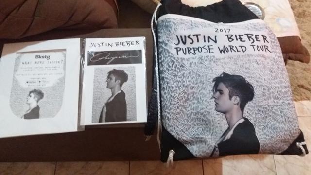 Justin Bieber kit original turnê Purpuse 