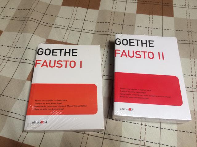 No plástico, Goethe, Fausto I e II, dois por um!