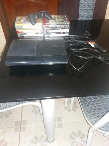 Ps3 com 12 jogos