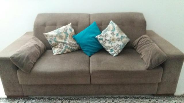 Sofá novo retrátil e reclinável