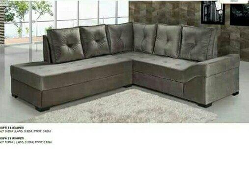 Sofa de canto com Ches e Divan