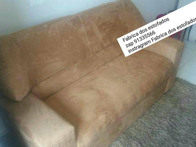Sofa novo em suede